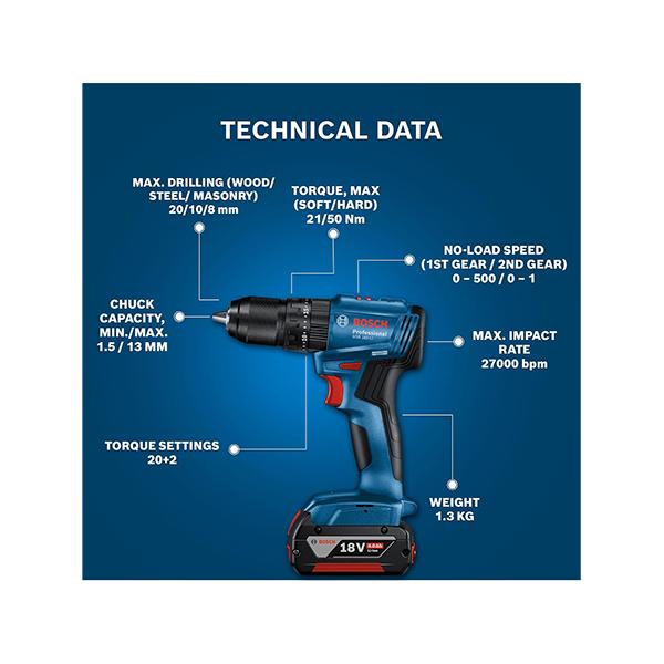 Bosch GSB 185-LI Kit