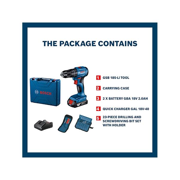 Bosch GSB 185-LI Kit