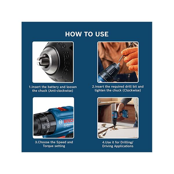 Bosch GSB 185-LI Kit