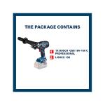 Bosch GSB 18V-150 C (Solo) 16mm