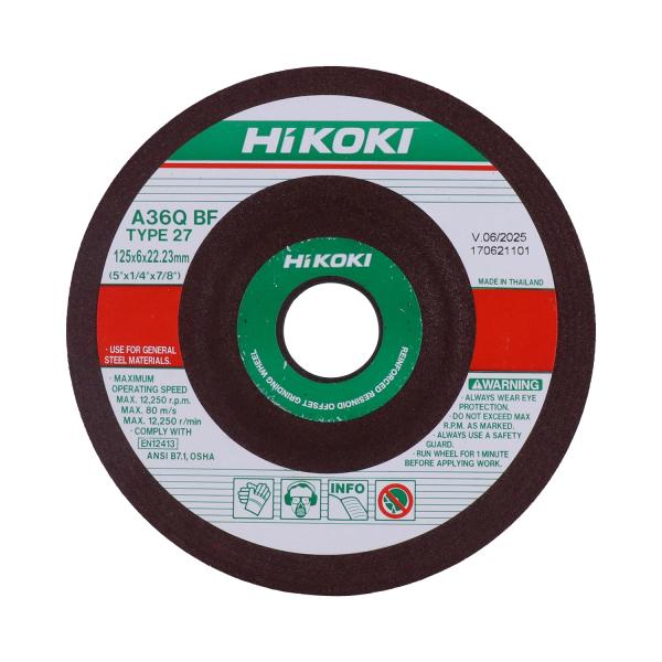 Hitachi 5"X 6mm Grinding Wheel