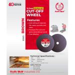 Ralli Wolf CUT-OFF WHEELS BROWN SERIES (14" DOUBLE NET)